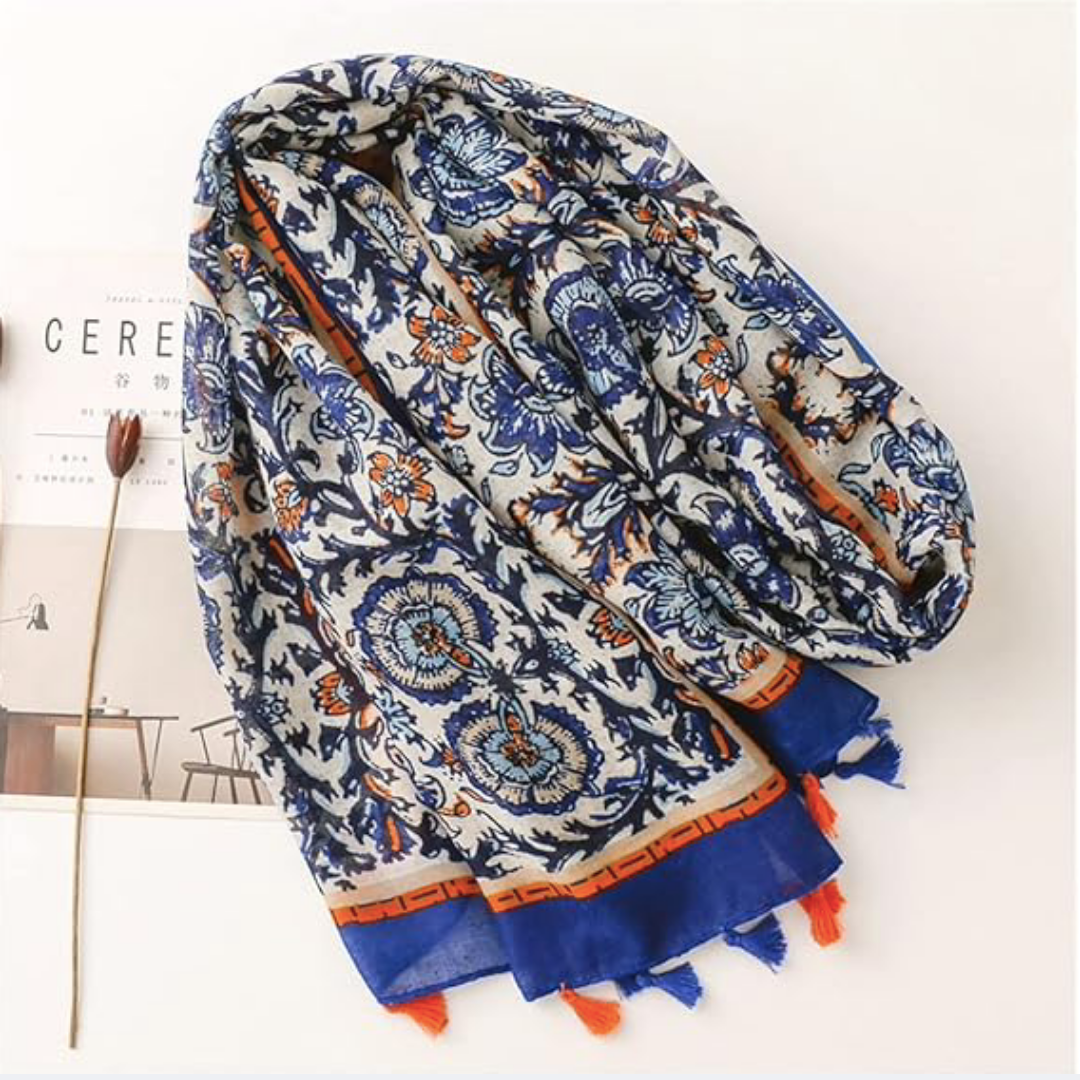 Flower Print Scarves