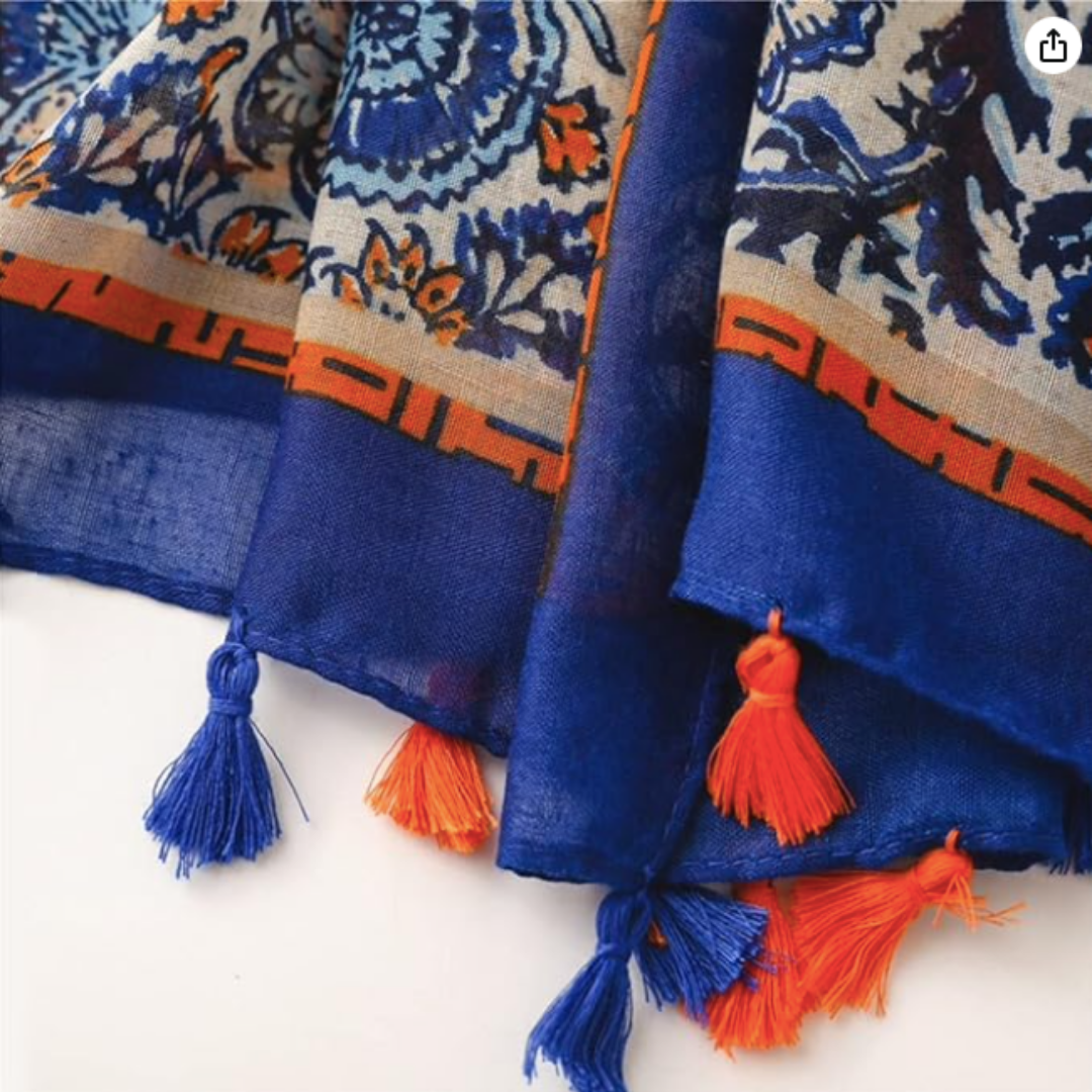 Flower Print Scarves