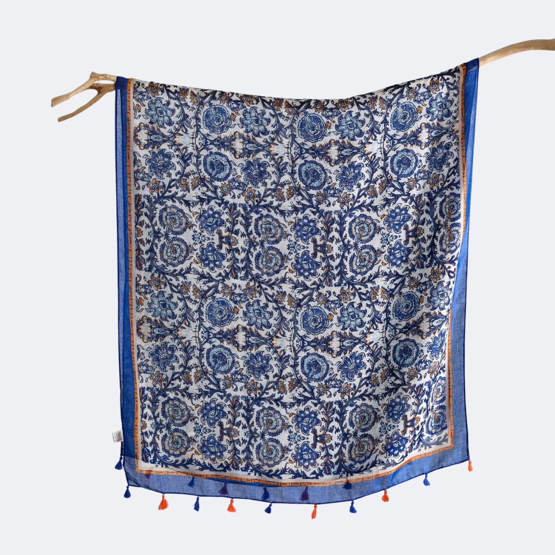 Flower Print Scarves