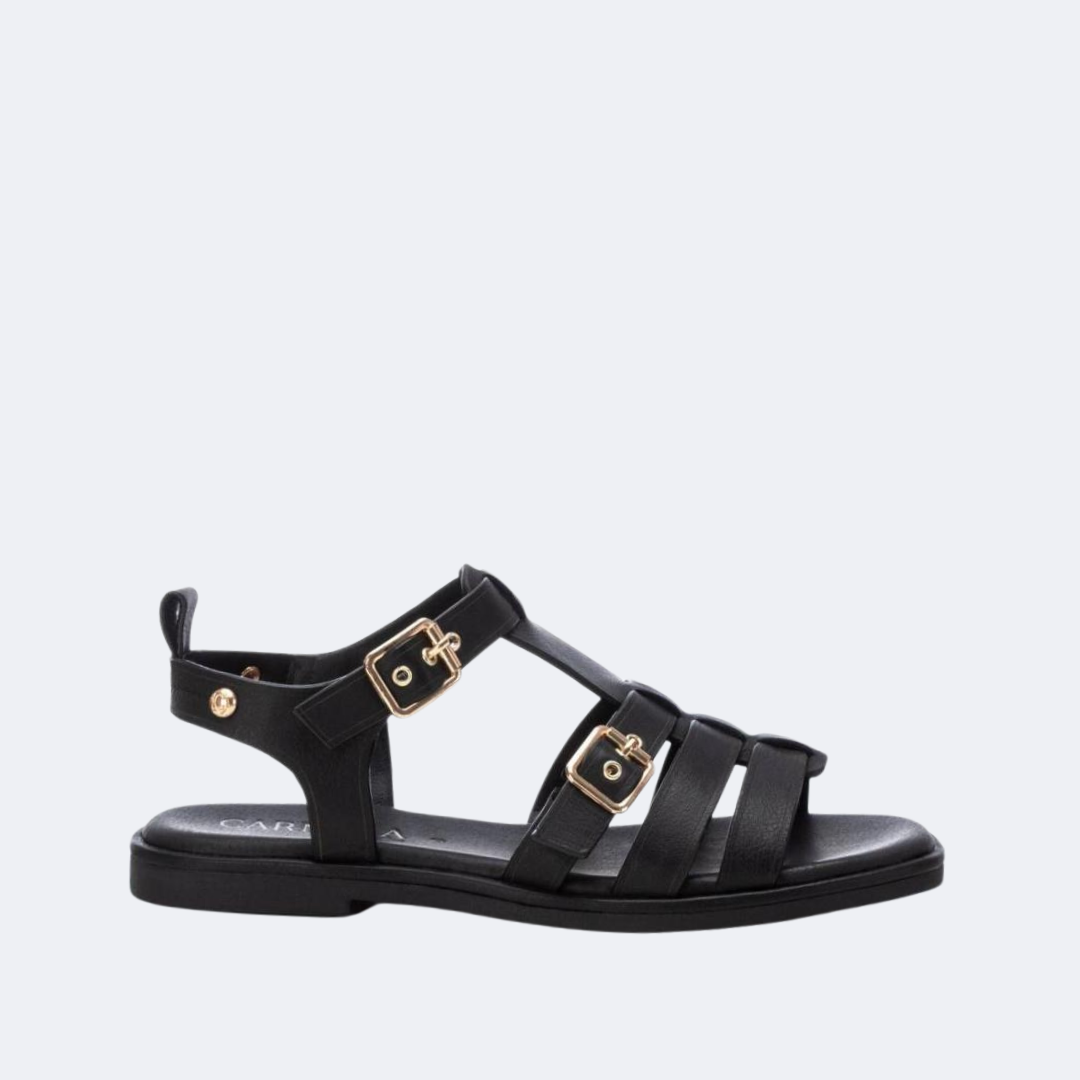 Carmela - 161398 - Flat Sandals - Black