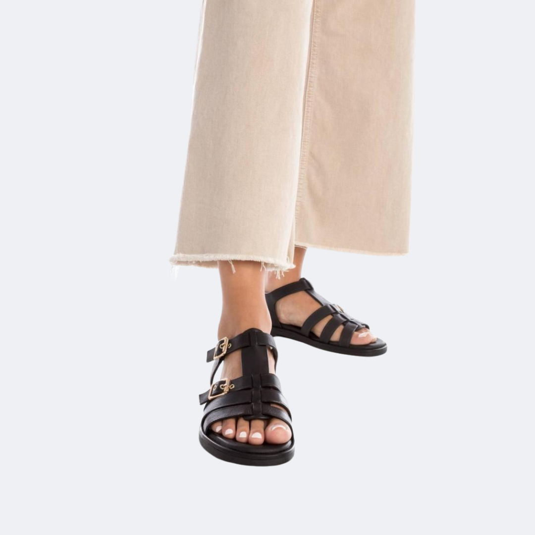 Carmela - 161398 - Flat Sandals - Black