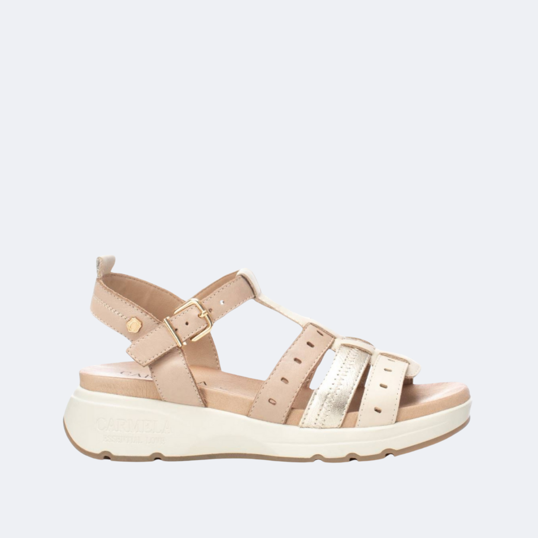 Carmela - 161642 - Flat Sandals - Beige
