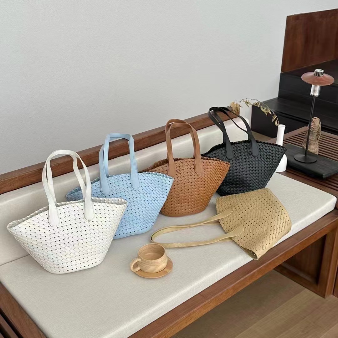 Bohemian Basket Weave Shopping Bag