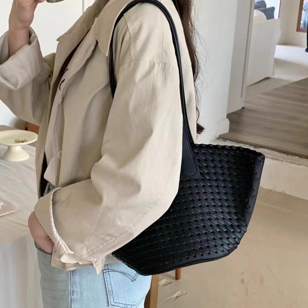 Bohemian Basket Weave Shopping Bag