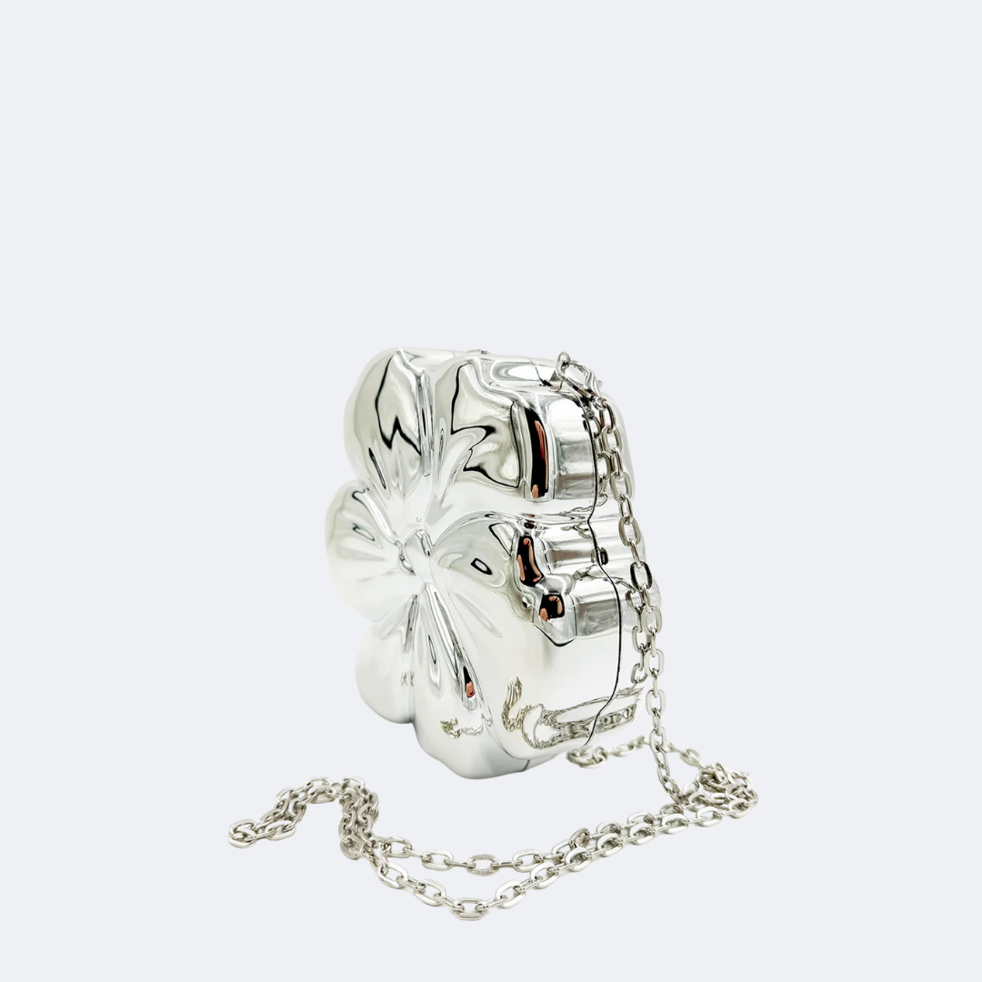 Metalic Flower Bag