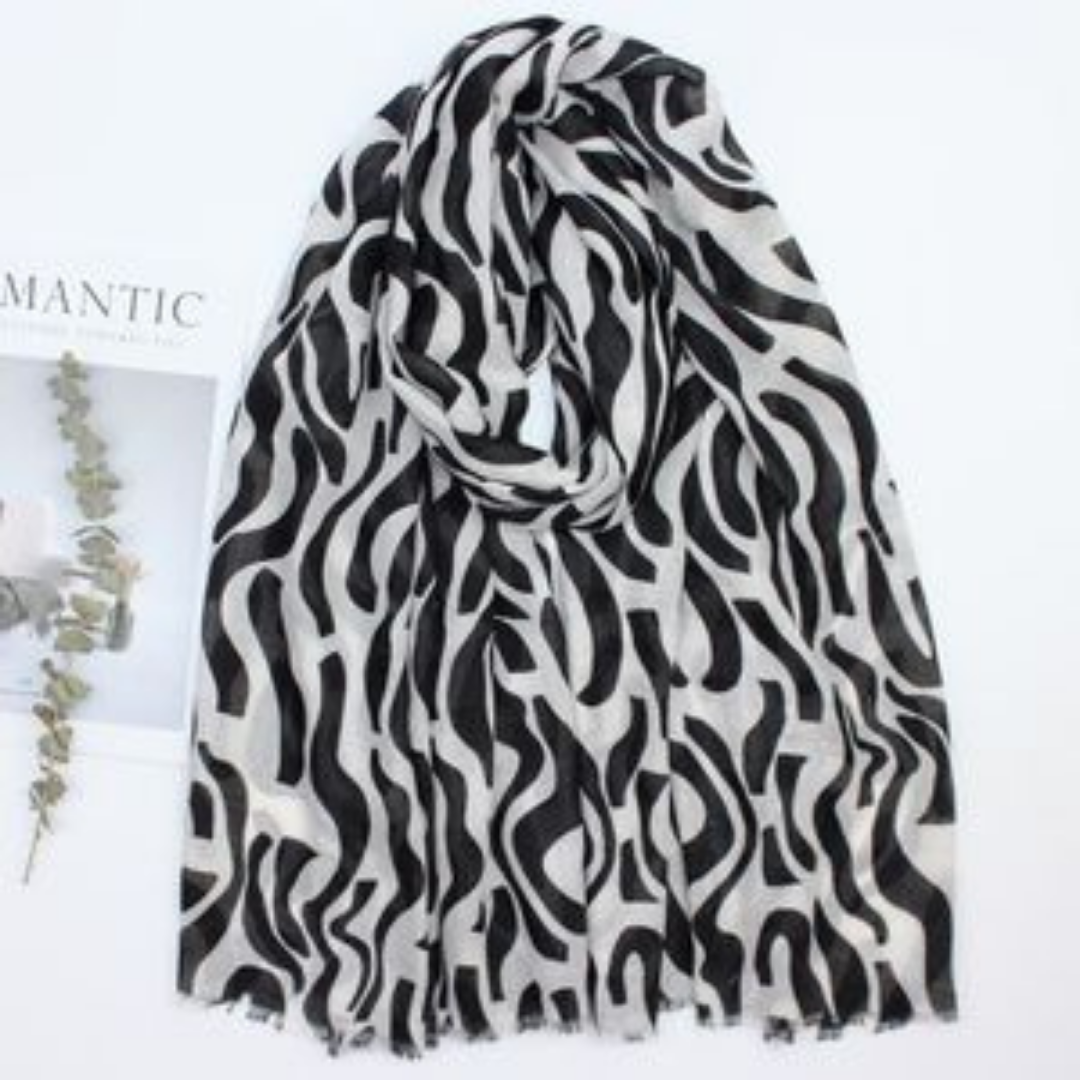 Wave Print Breathable Scarves