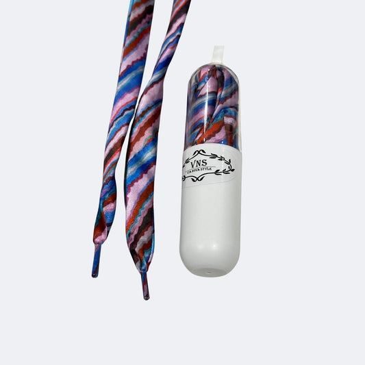 Shoe Lace - Multi Print - Silk