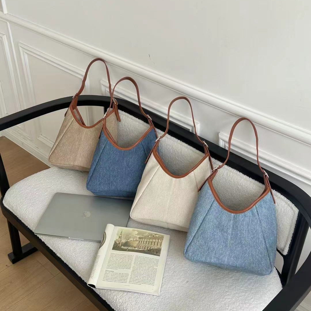 Casual Denim Large Bag