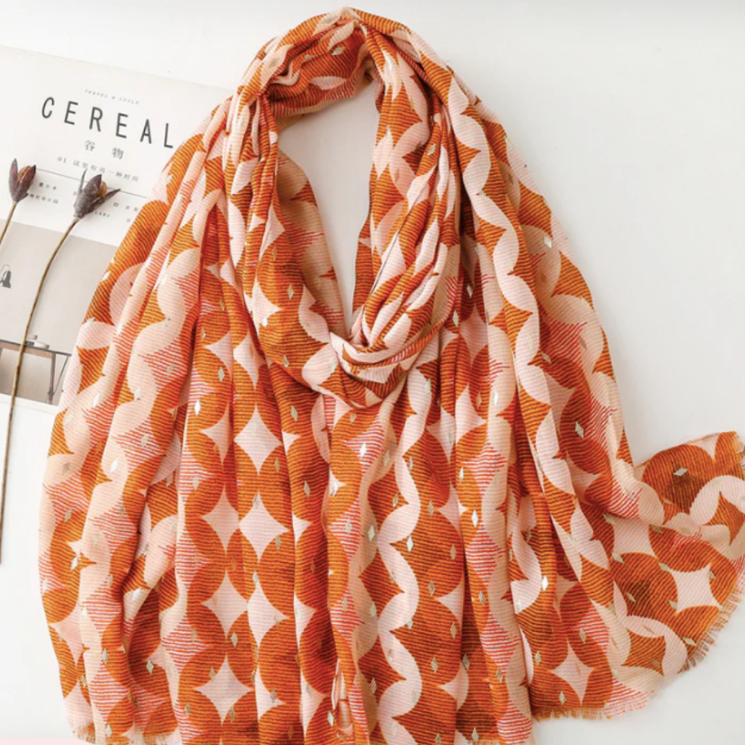 Printed Colored Soft Scarves