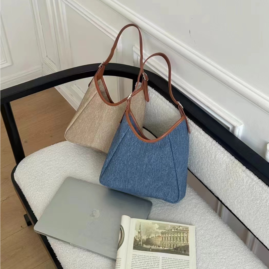 Casual Denim Large Bag
