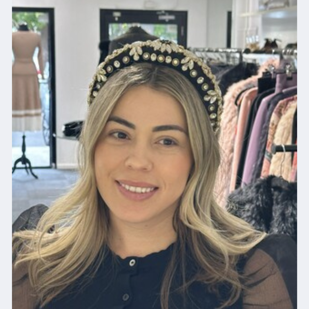 Ms Angela - Full Rhinestone Flower Headbands