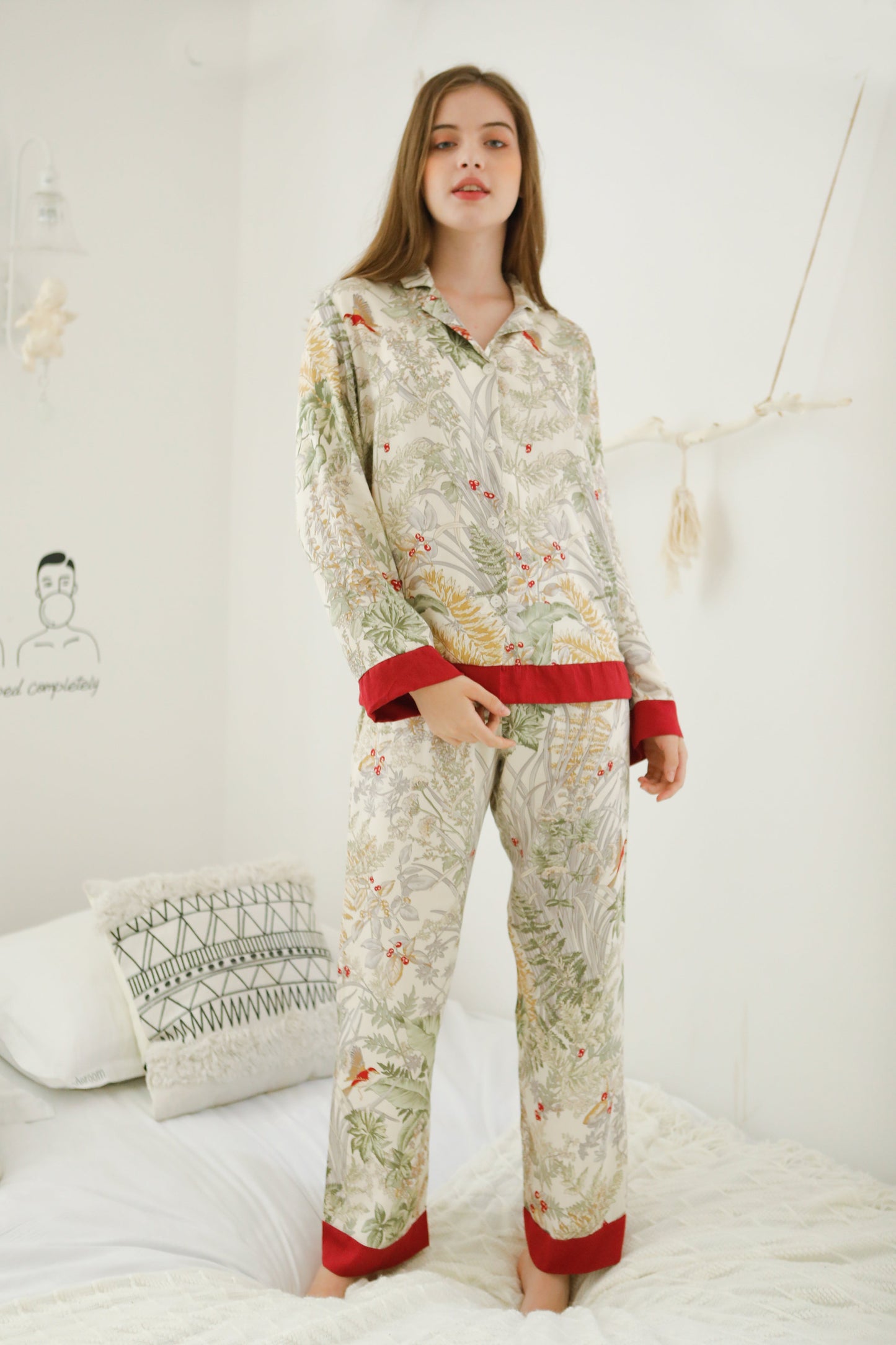 Bella 2-Piece Sleepwear Set – 100% Viscose High Quality