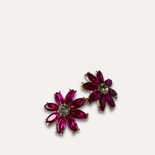 Shoe Trims - Flower (Silver,Green,Pink,Coffee)