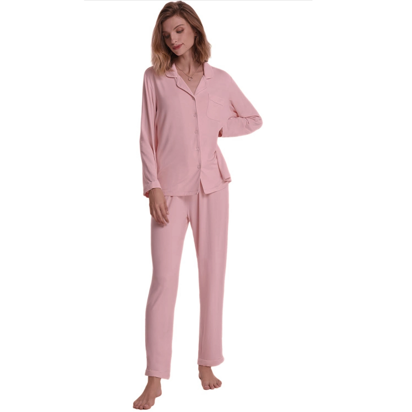 Amira 2-Piece Sleepwear Set – 100% Viscose High Quality