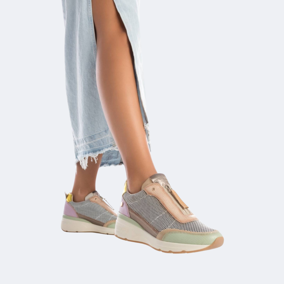 Carmela - 161422 - Leather Trainers - Aqua