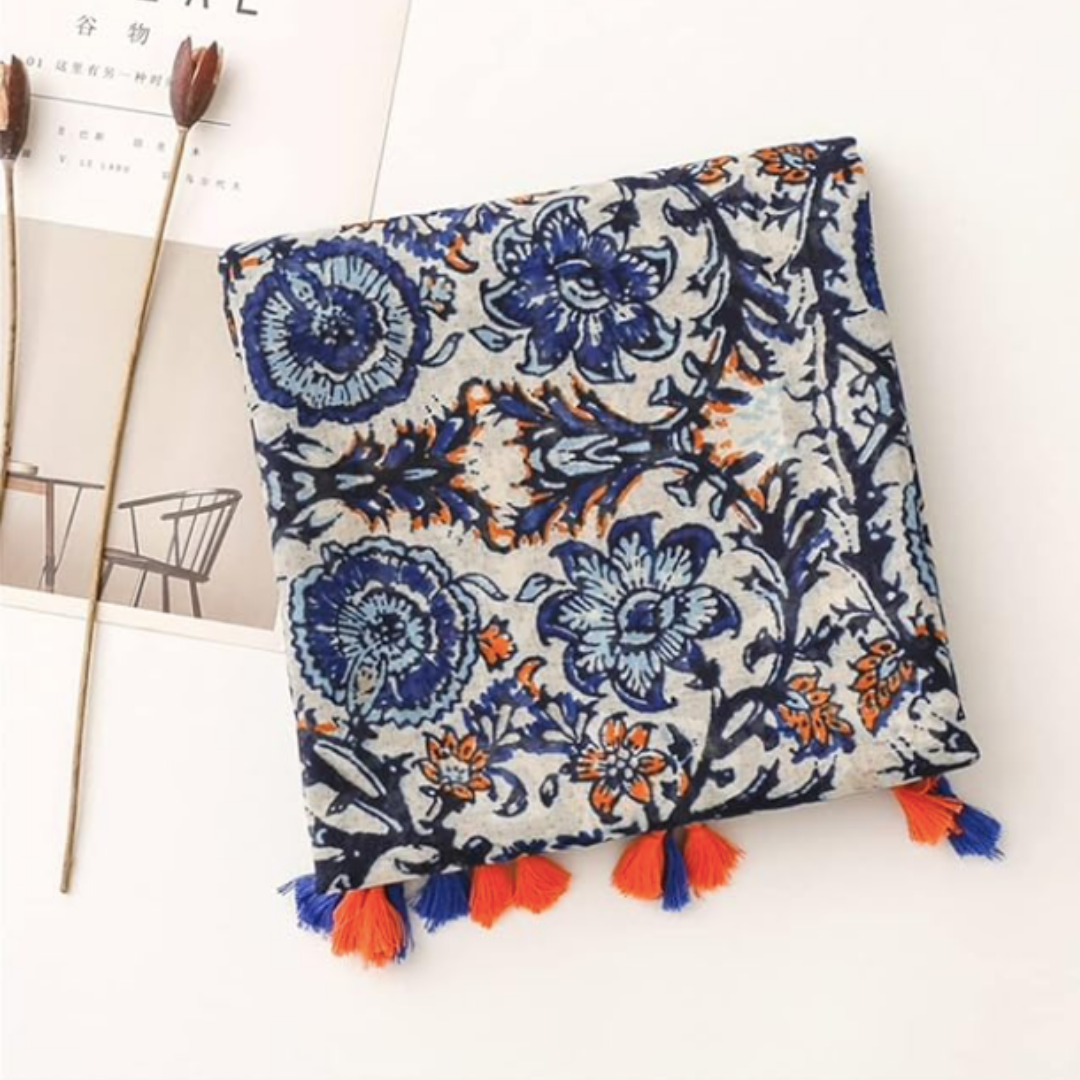 Flower Print Scarves