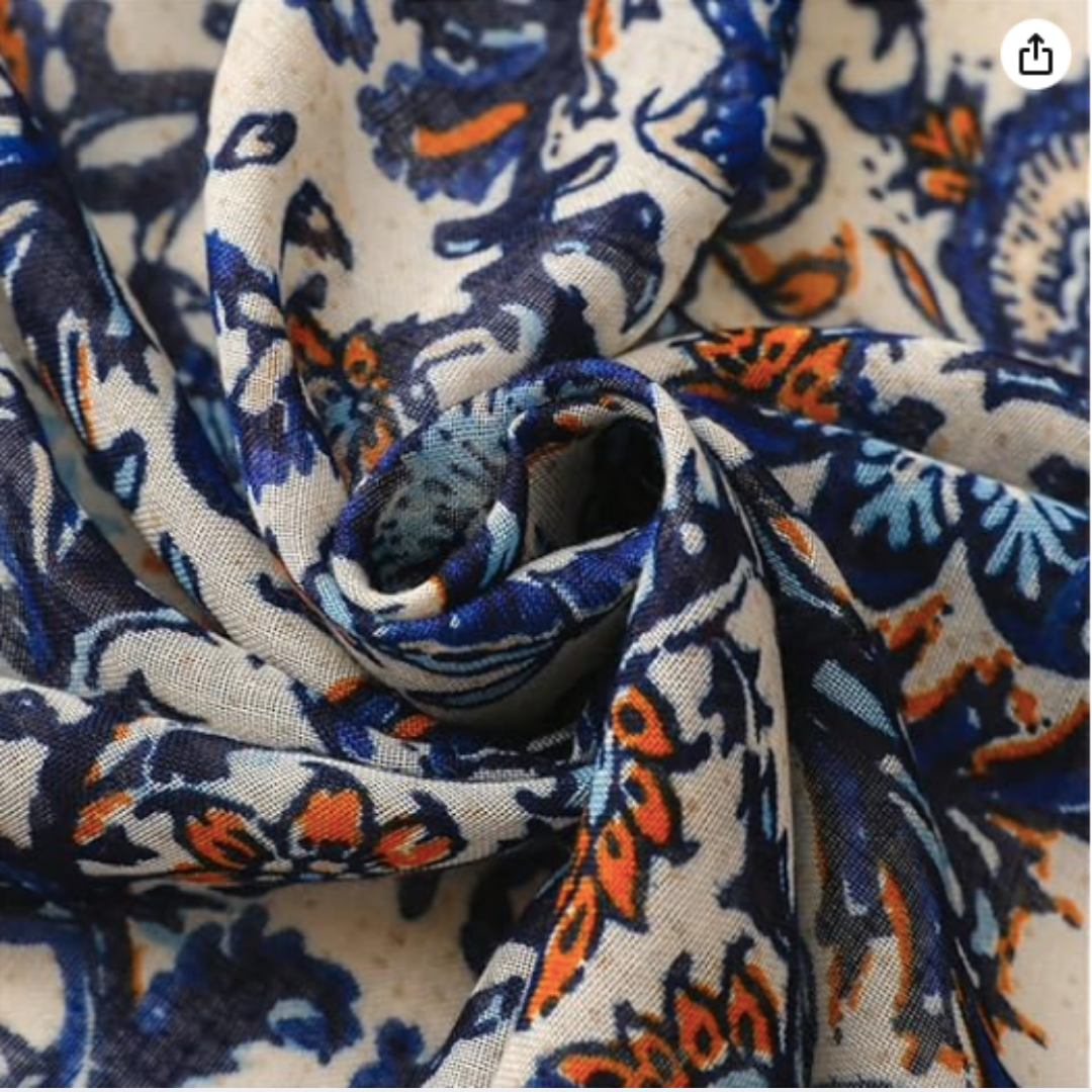 Flower Print Scarves