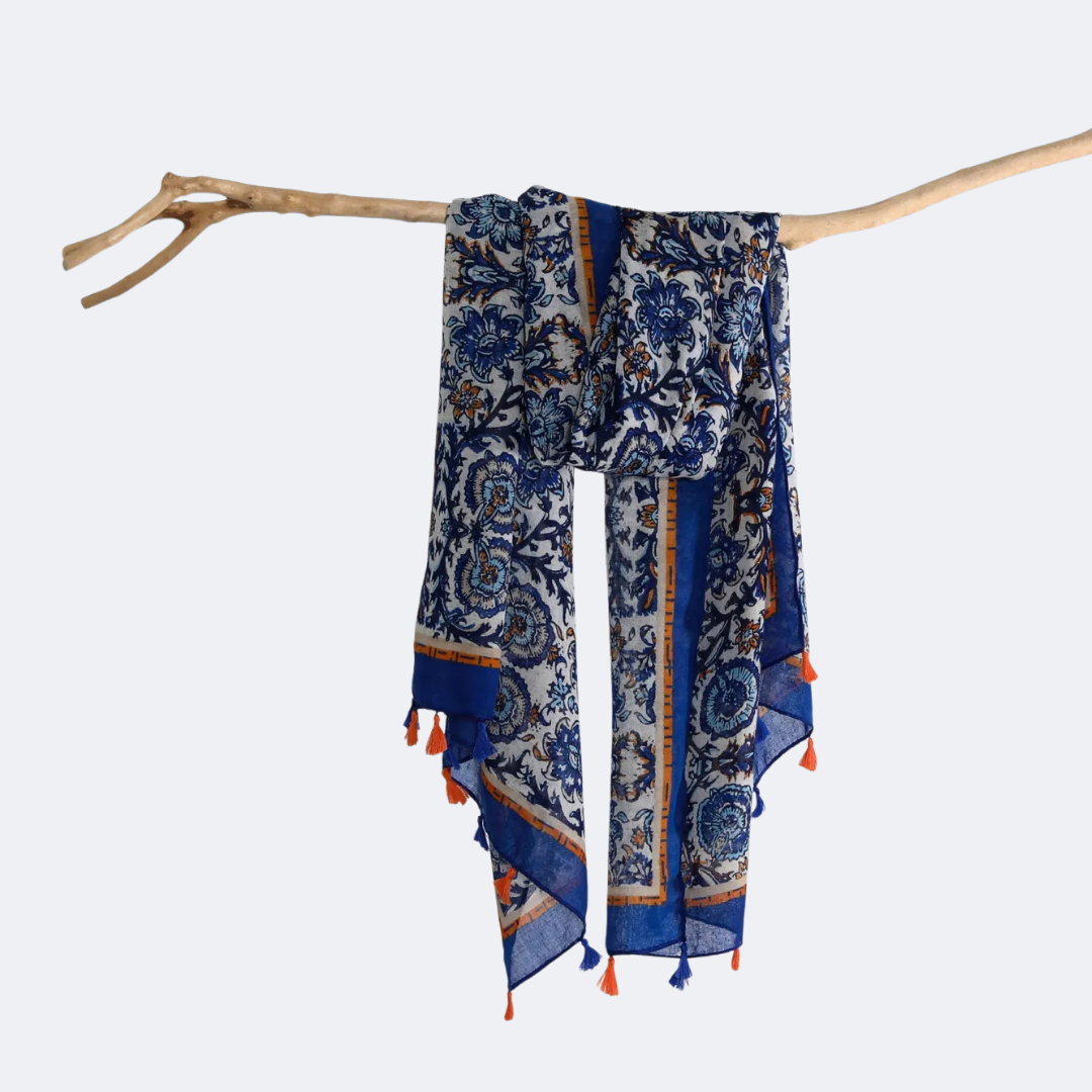 Flower Print Scarves