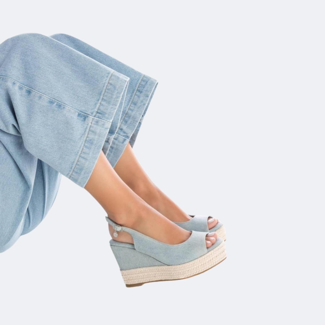 XTI - 142665 - Wedge Sandals - Jeans
