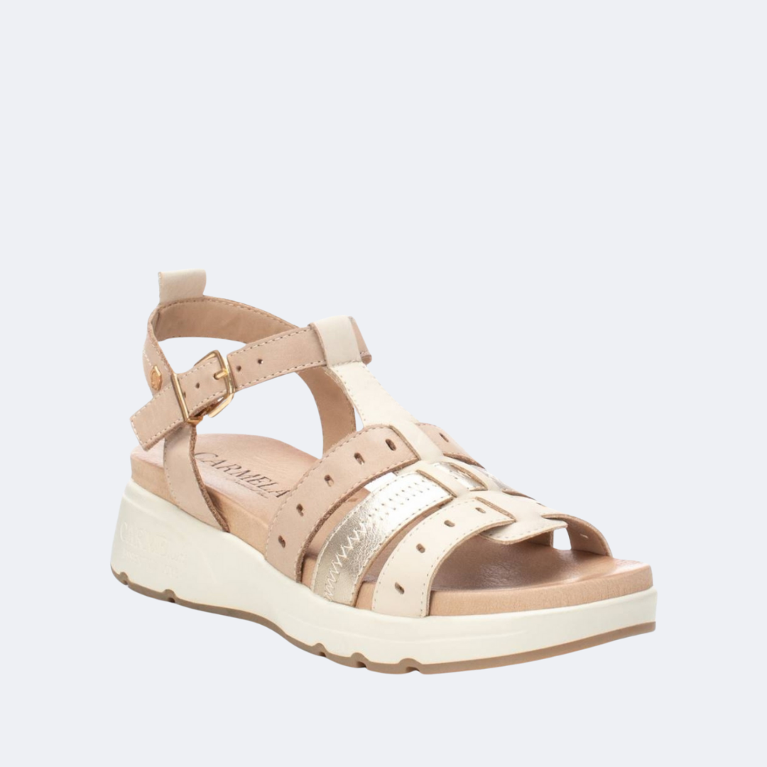 Carmela - 161642 - Flat Sandals - Beige