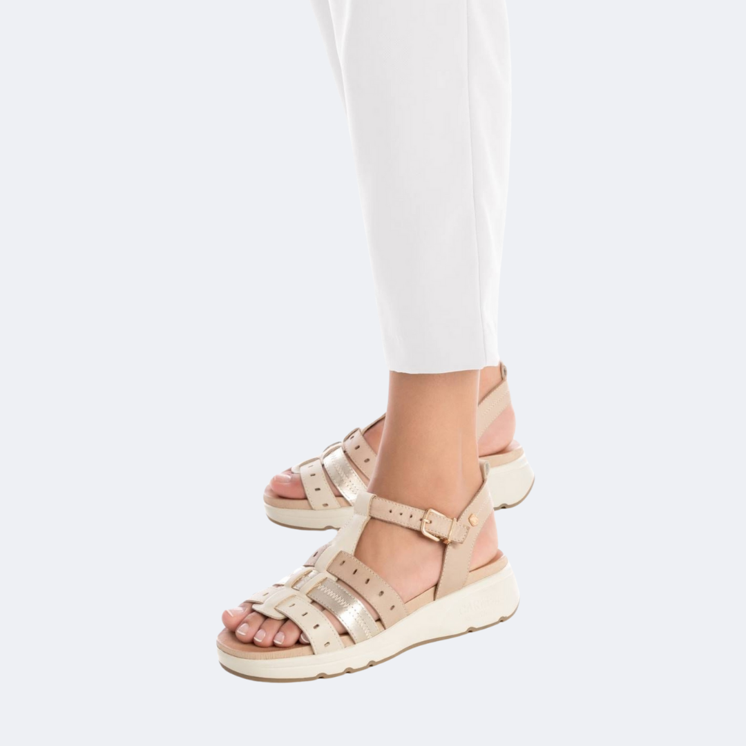 Carmela - 161642 - Flat Sandals - Beige