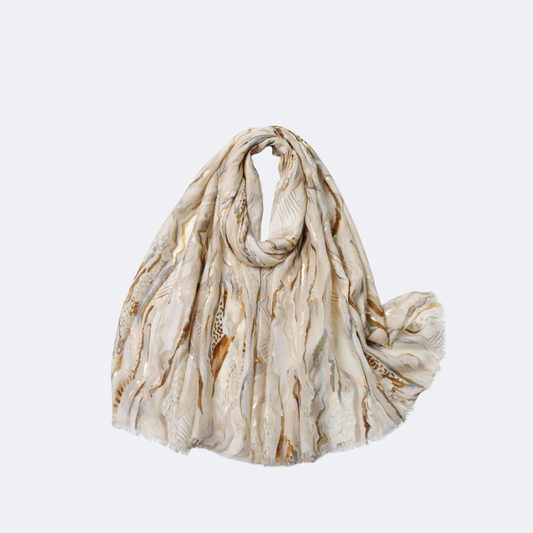 Glitter Abstract Painting Scarf