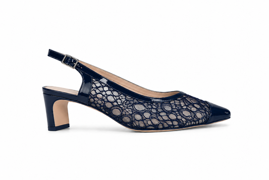 Via Nova Vat Navy Heels