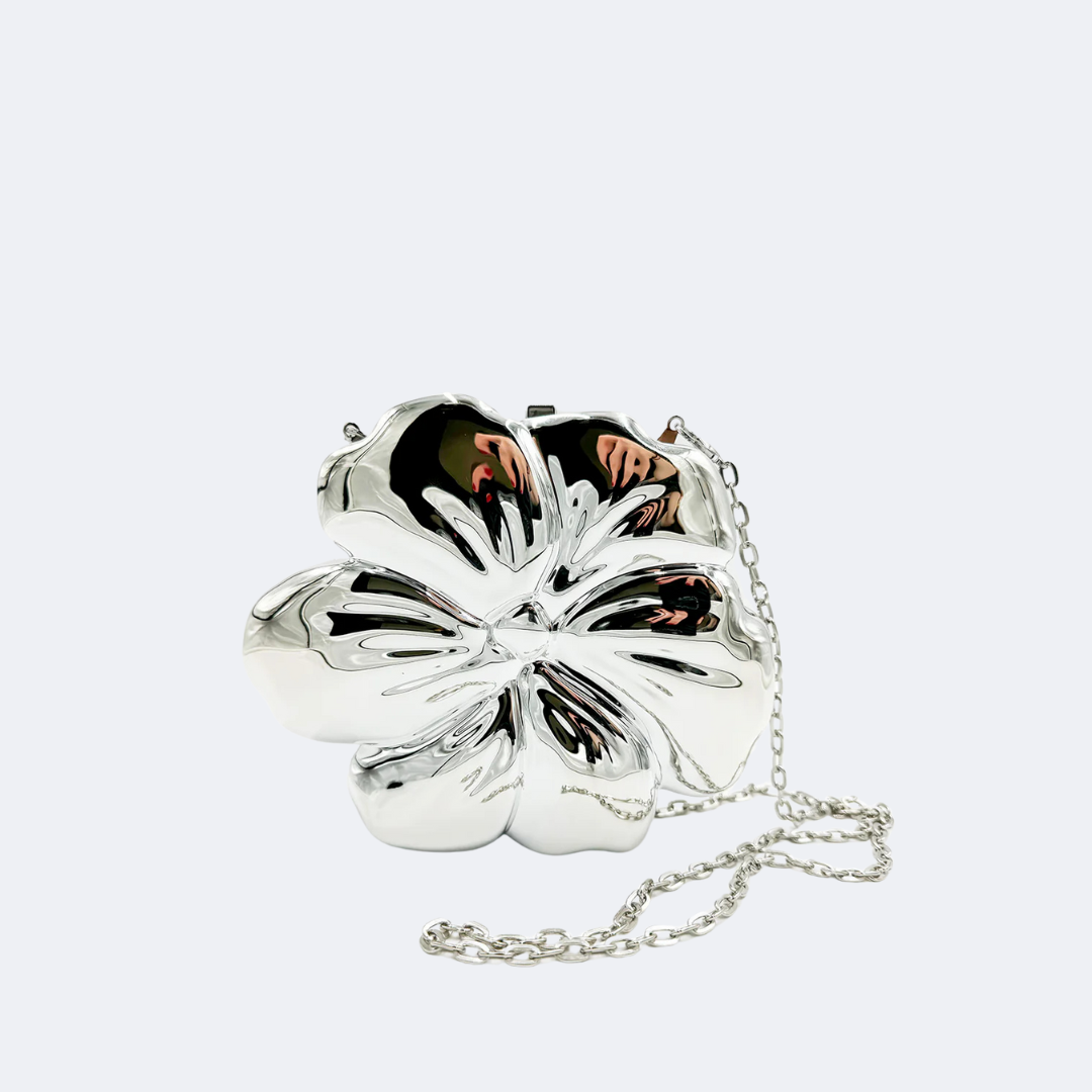 Metalic Flower Bag