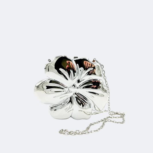 Metalic Flower Bag