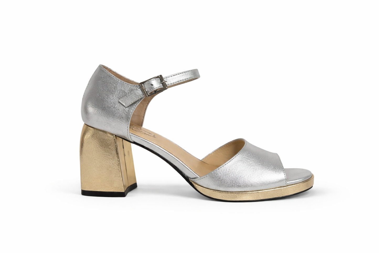 VNS - Lucky - Silver/Gold Heel