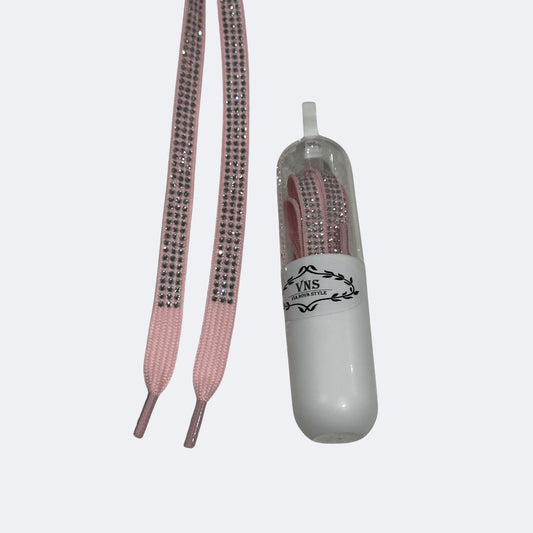 Shoe Lace - White Bling, Black Bling, Pink Bling
