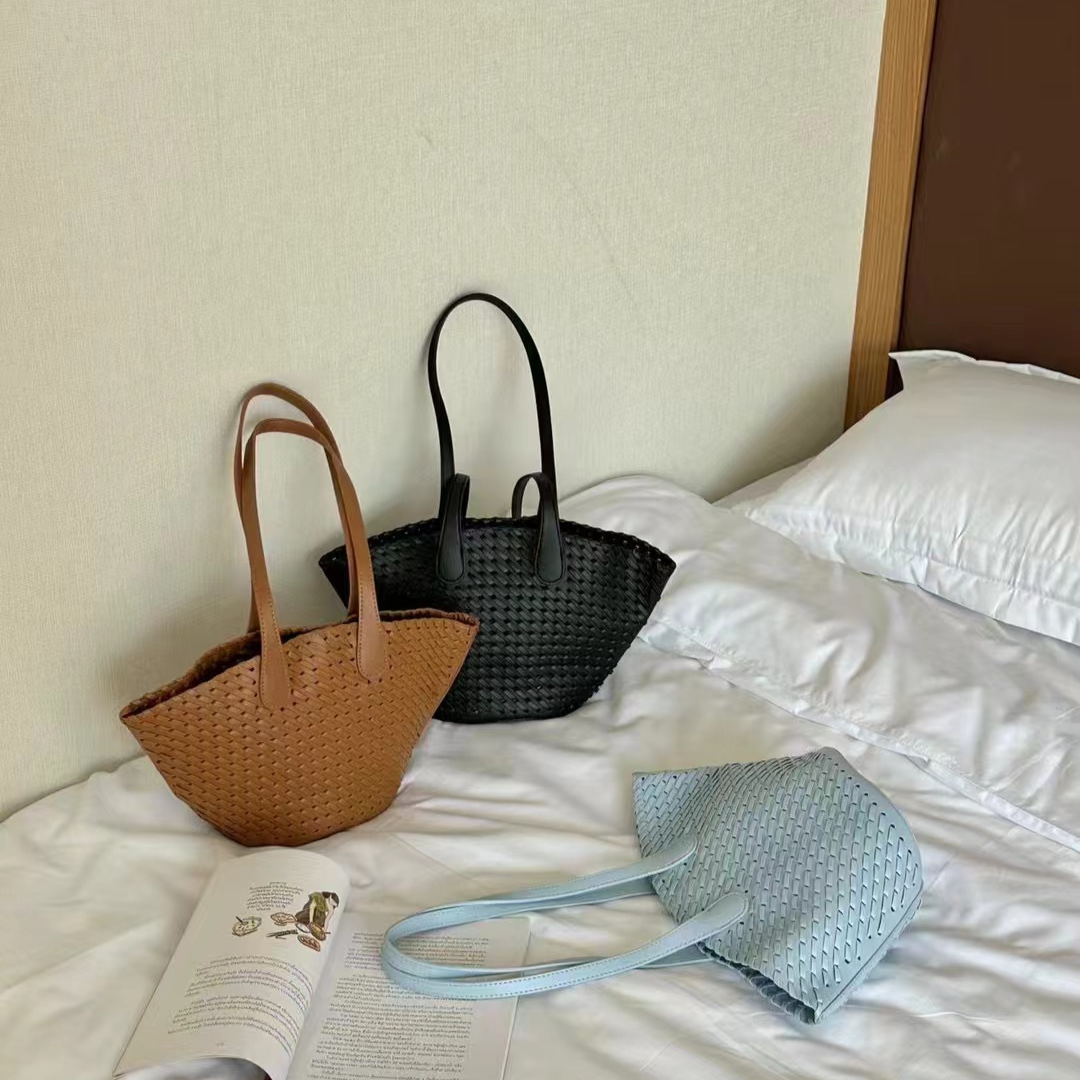 Bohemian Basket Weave Shopping Bag