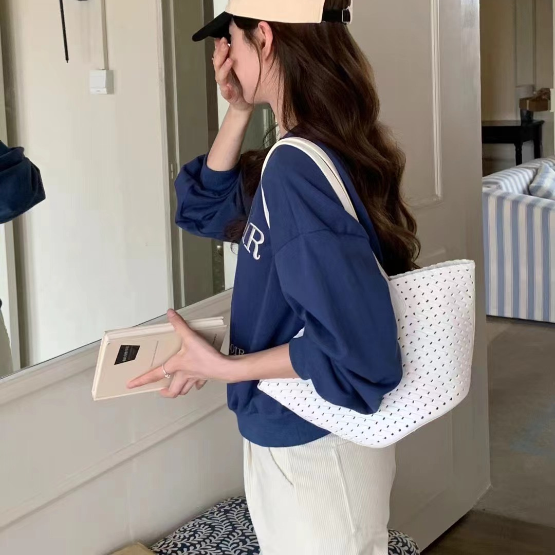 Bohemian Basket Weave Shopping Bag