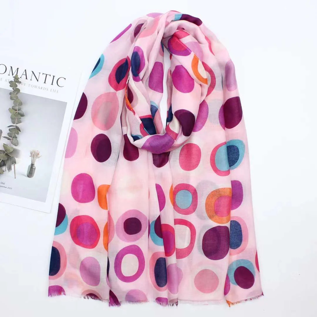 Colorful Printed Scarves