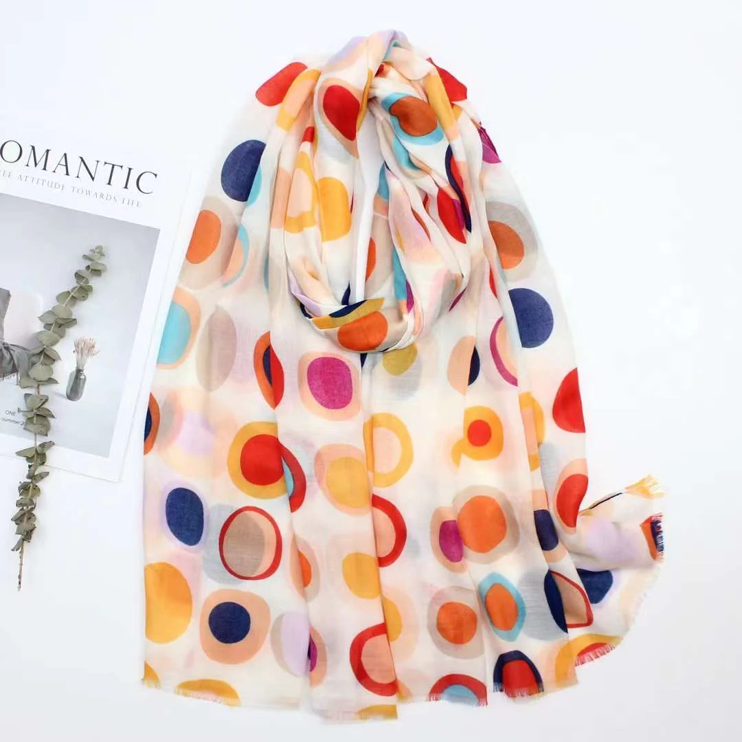 Colorful Printed Scarves