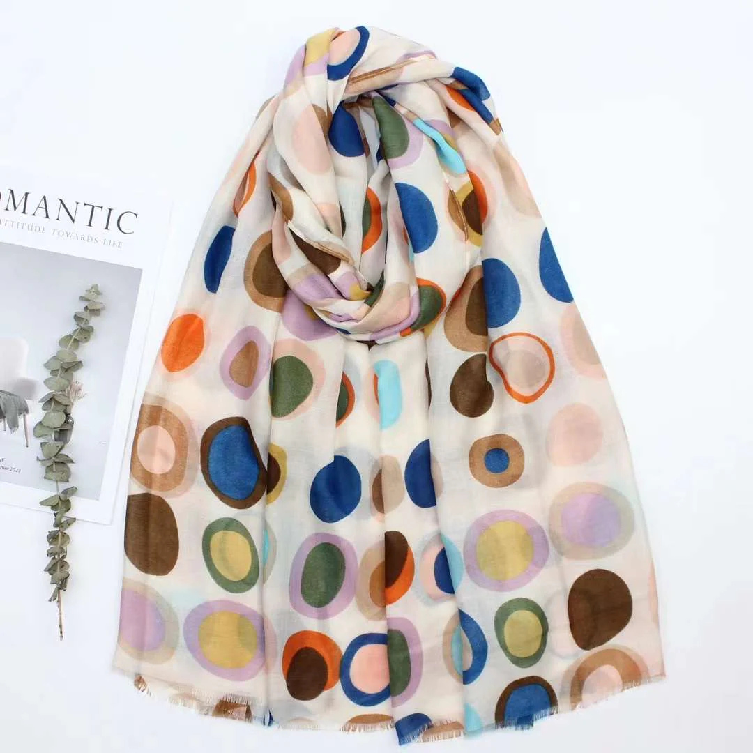 Colorful Printed Scarves