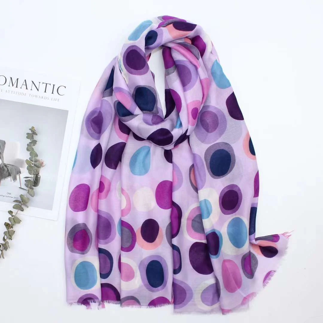Colorful Printed Scarves