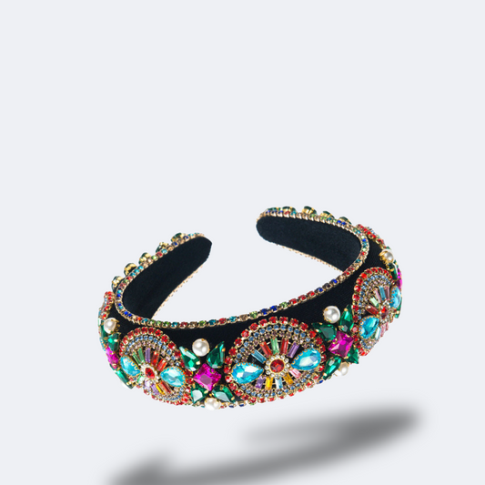 Ms. Alec - Rhinestone Padded Pearl Hairband