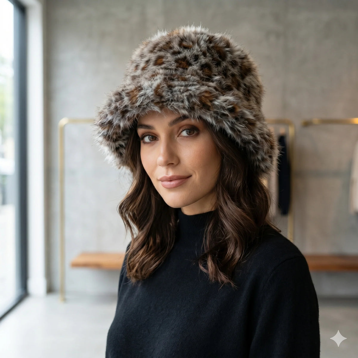 Extra Fluffy Faux Fur Bucket Hat