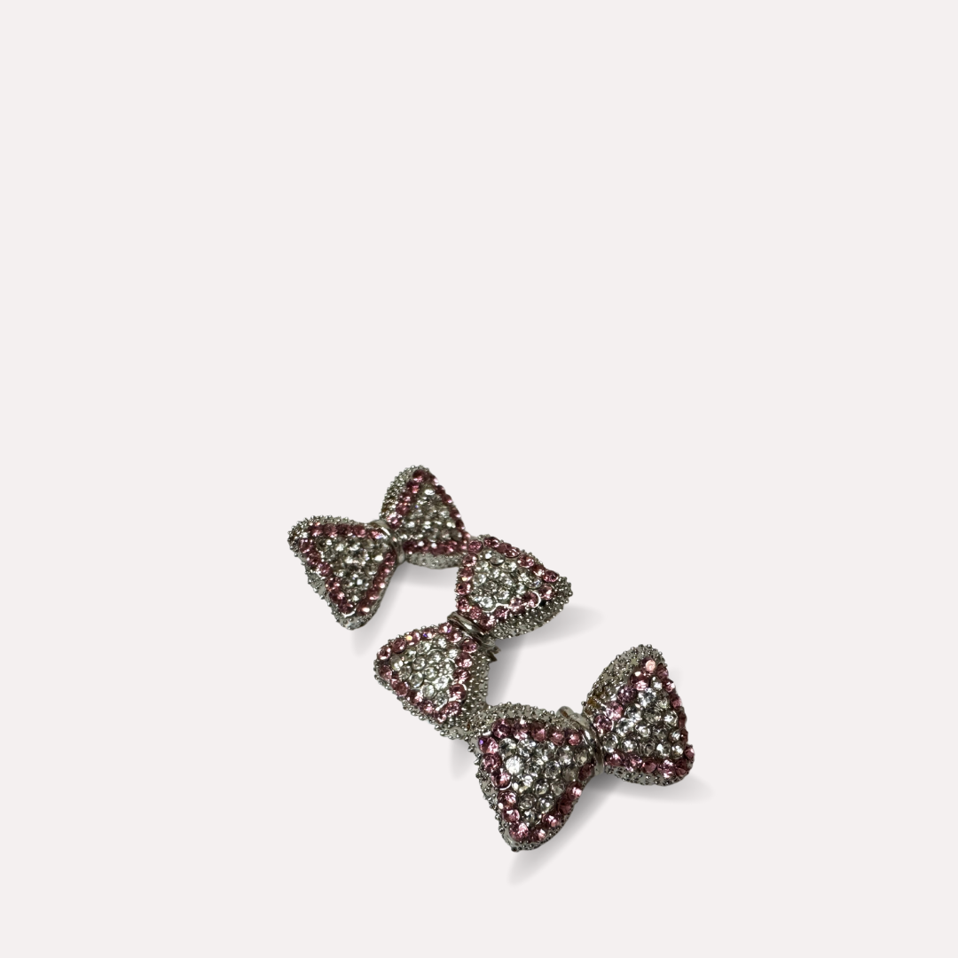 Shoe Trims - Gold, Silver, Pink (Bow)