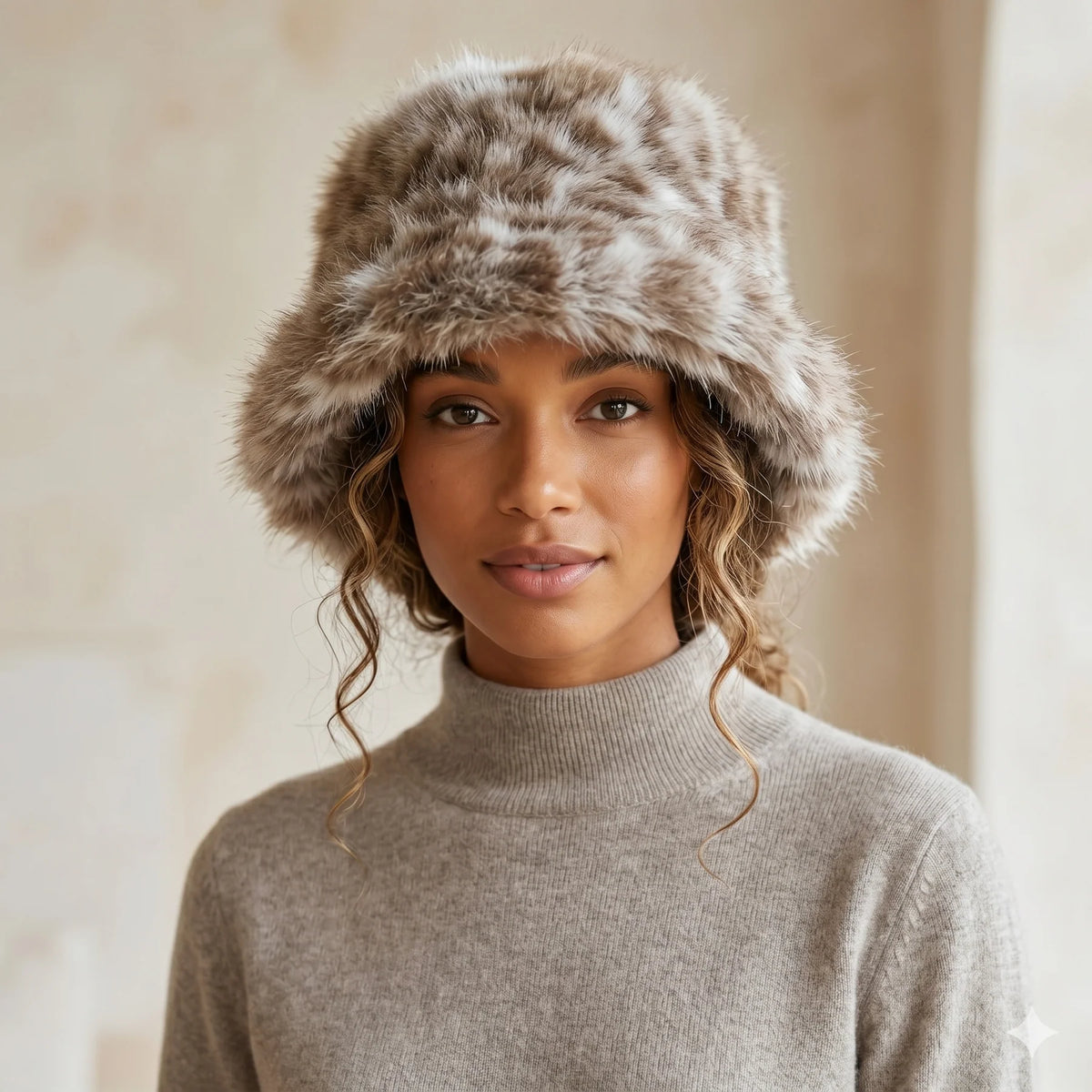 Extra Fluffy Faux Fur Bucket Hat