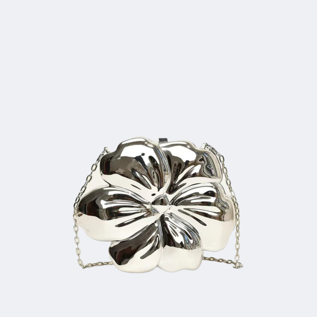 Metalic Flower Bag