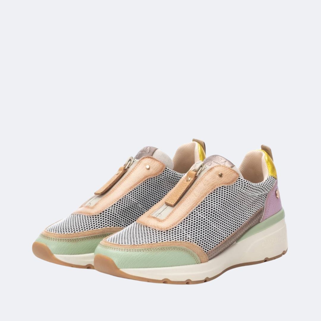 Carmela - 161422 - Leather Trainers - Aqua