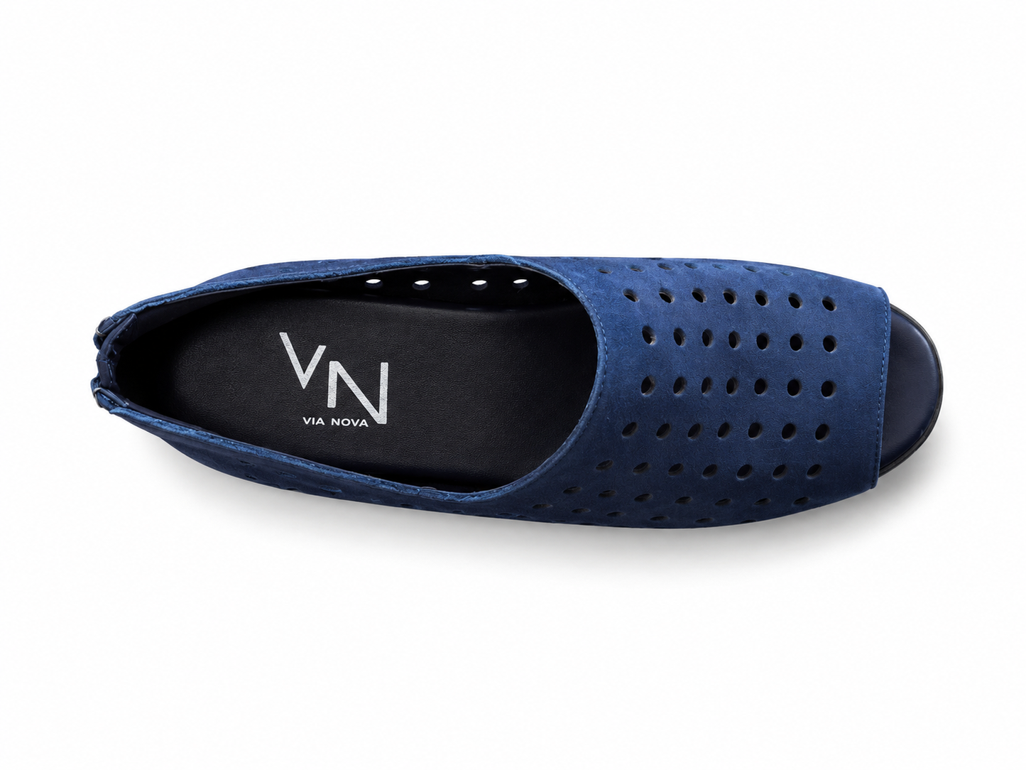 Via Nova Satin Navy Nuback