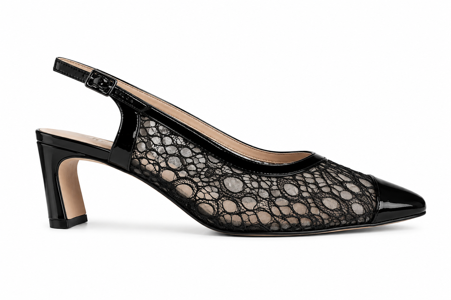Via Nova Vat Black Heels