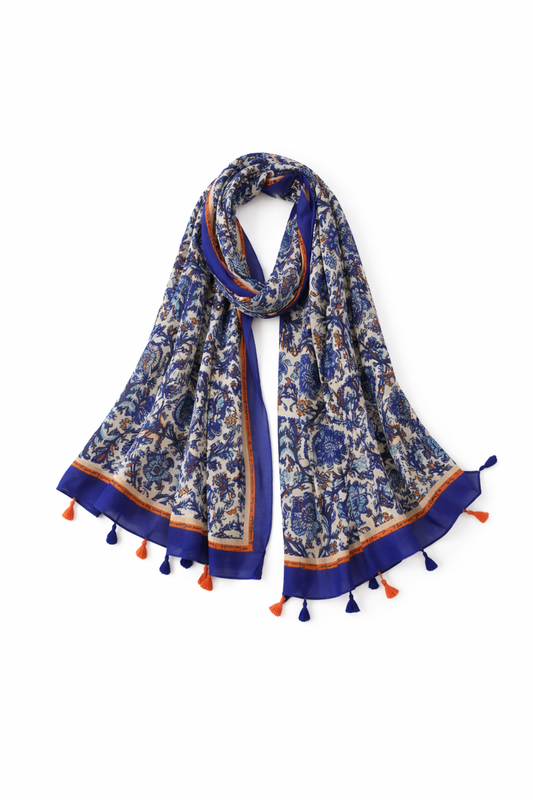 Flower Print Scarves