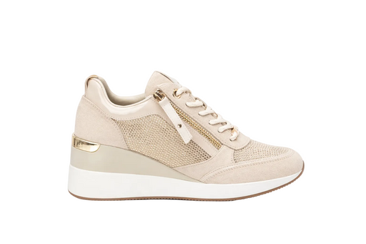 XTI 142957 - Wedge Trainers - Beige