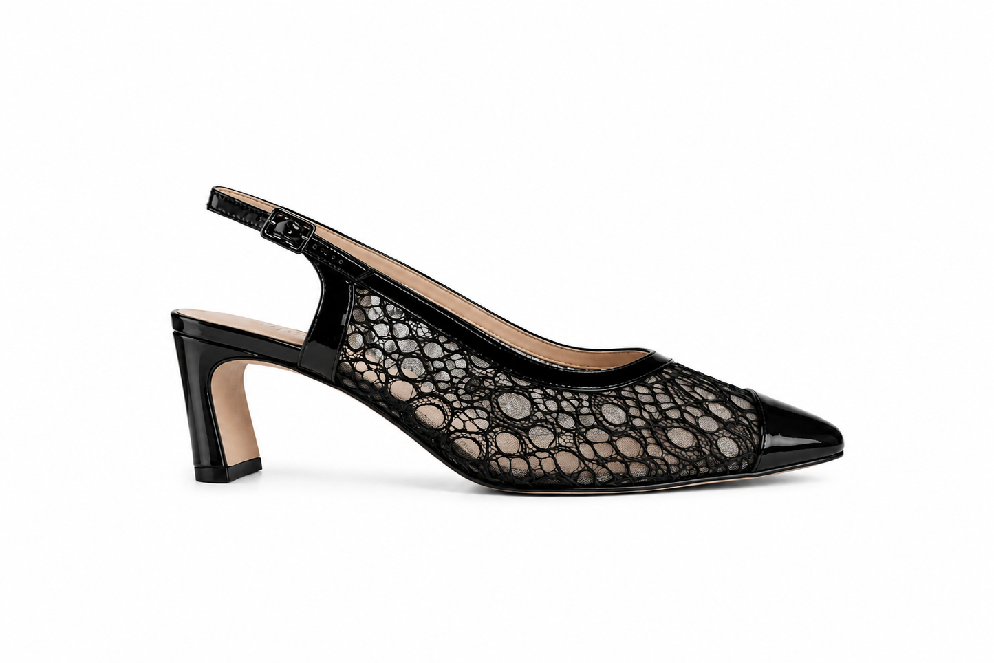 Via Nova Vat Black Heels