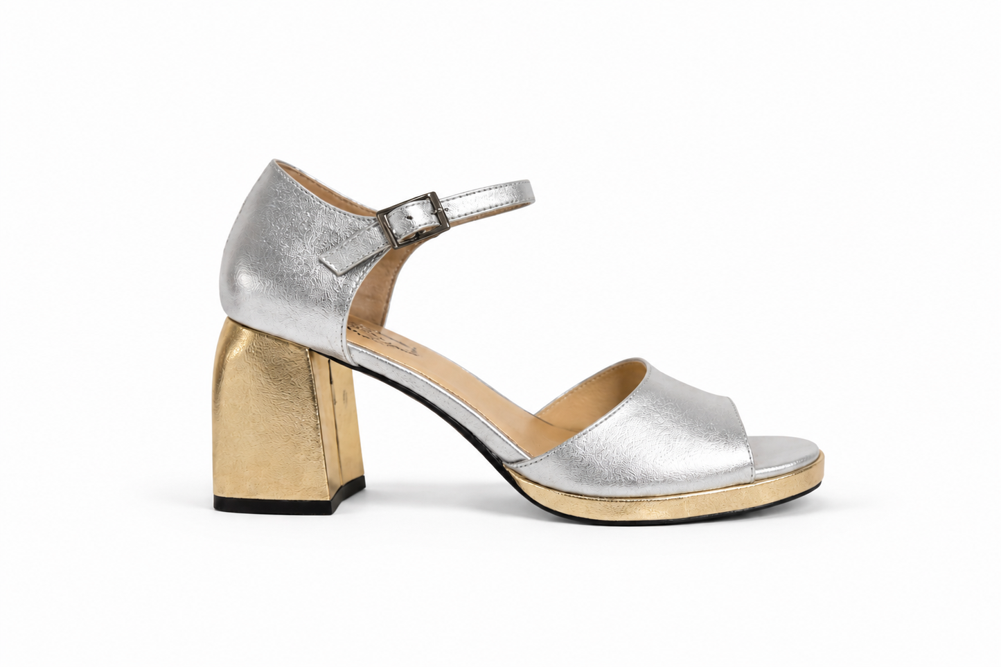 VNS - Lucky - Silver/Gold Heel