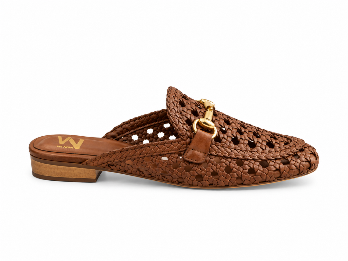 Via Nova Loom Flat Slip On Shoe